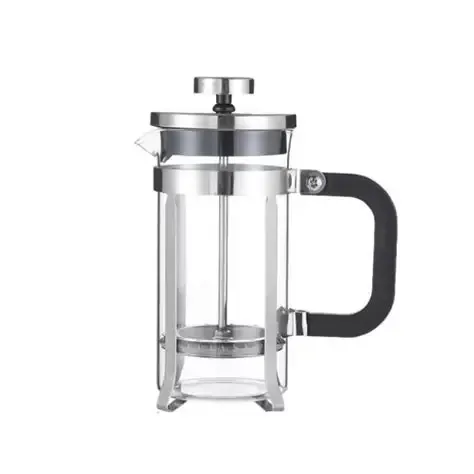 silver french press