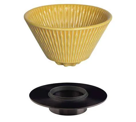 yellow v60 cone